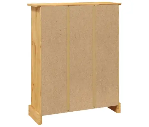 Grāmatu Skapis, Meksikas Corona Stila Priedes Koks, 80X29X100Cm Vidaxl