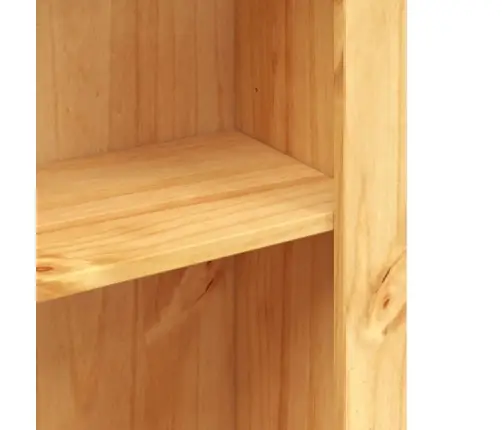 Grāmatu Skapis, Meksikas Corona Stila Priedes Koks, 80X29X100Cm Vidaxl