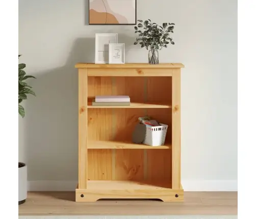 Grāmatu Skapis, Meksikas Corona Stila Priedes Koks, 80X29X100Cm Vidaxl