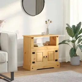 Tv Skapītis, Meksikas Corona Stila Priedes Koks, 80X43X78 Cm Vidaxl