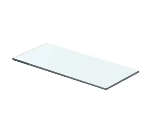Vidaxli Klaasist Riiuliplaat 40 X 12 Cm Läbipaistev