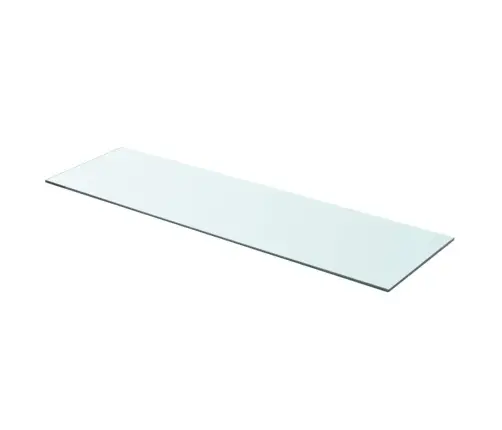 Vidaxli Klaasist Riiuliplaat 90 X 25 Cm Läbipaistev