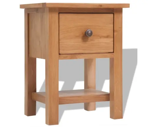 Naktsgaldiņš, 36X30X47 Cm, Ozola Masīvkoks Vidaxl