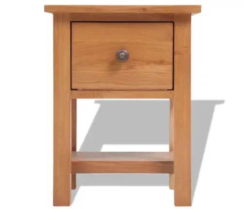 Naktsgaldiņš, 36X30X47 Cm, Ozola Masīvkoks Vidaxl