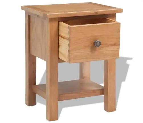 Naktsgaldiņš, 36X30X47 Cm, Ozola Masīvkoks Vidaxl