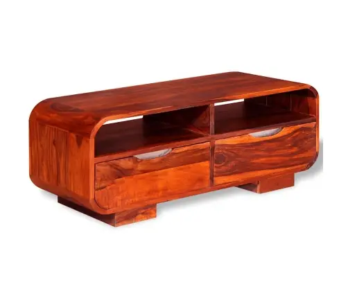 Akaatsiapuust Kohvilaud 90 X 40 X 35 Cm
