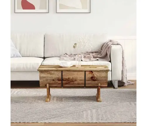 Kafijas Galdiņš, 88X50X40 Cm, Mango Masīvkoks Vidaxl