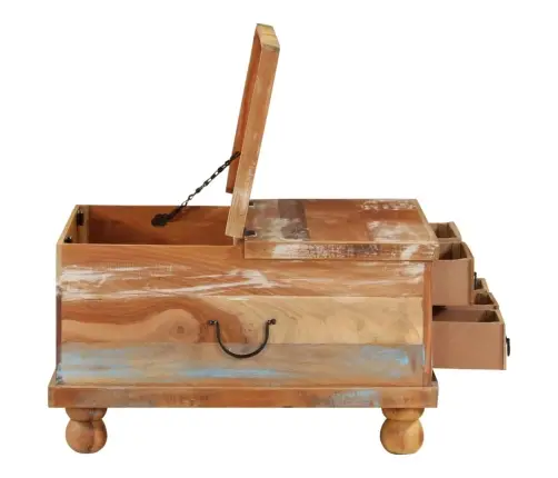 Kavos Staliukas, Perdirbta Mediena, 70X70X38Cm