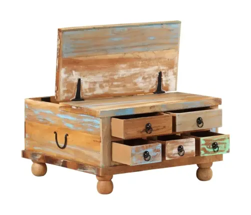 Kavos Staliukas, Perdirbta Mediena, 70X70X38Cm