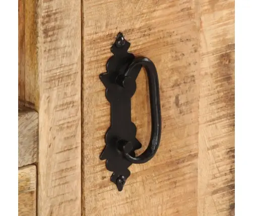 Tv Skapītis, 110X30X50 Cm, Neapstrādāts Mango Koks Vidaxl