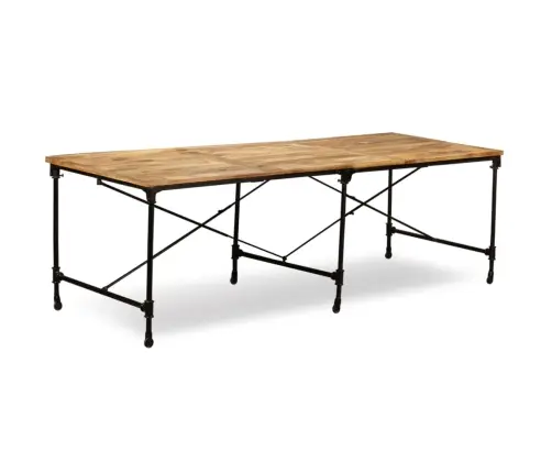 Virtuves Galds, 240 Cm, Mango Masīvkoks      Vidaxl
