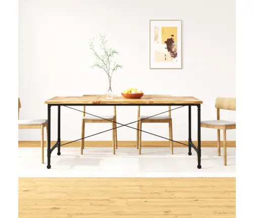 Virtuves Galds, 180 Cm, Mango Masīvkoks     Vidaxl