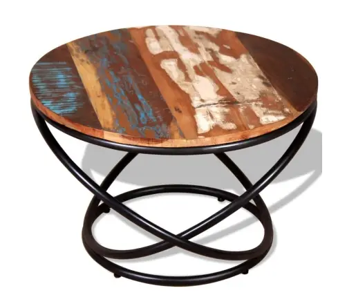 Kafijas Galdiņš, 60X60X40 Cm, Pārstrādāts Koks Vidaxl