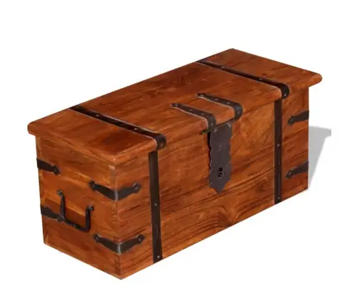 Uzglabāšanas Kastes, 2 Gab., Masīvkoks Vidaxl