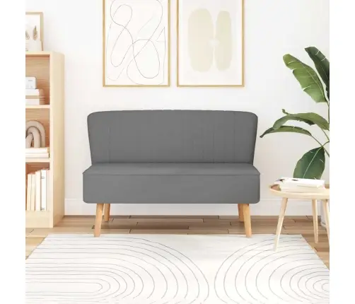 Auduma Dīvāns, 117X55,5X77 Cm, Gaiši Pelēks Vidaxl