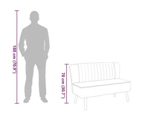 Diivan Kangast, 117 X 55,5 X 77 cm Roheline