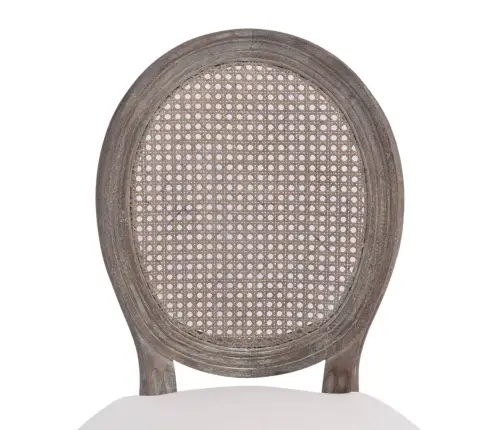 Virtuves Krēsli, 4 Gab., Krēmkrāsas Audums Vidaxl