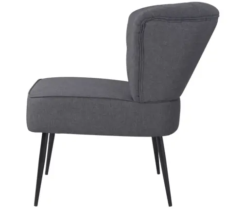 Atpūtas Krēsls, Tumši Pelēks Audums Vidaxl