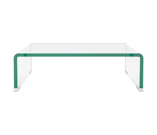 Tv Statīvs, Monitora Paliktnis, 40X25X11 Cm, Caurspīdīgs Stikls Vidaxl