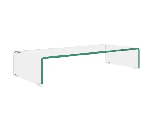Tv Statīvs, Monitora Paliktnis, 70X30X13 Cm, Caurspīdīgs Stikls Vidaxl Tv Statīvs, Monitora Paliktnis, 70X30X13 Cm, Caurspīdīgs Stikls Vidaxl