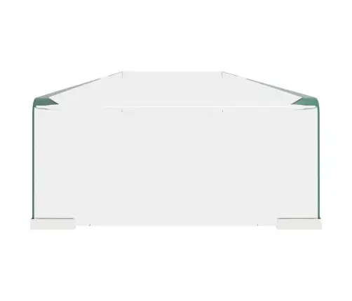 Telerialus Klaasist 120 X 30 X 13 Cm Läbipaistev Telerialus Klaasist 120 X 30 X 13 Cm Läbipaistev