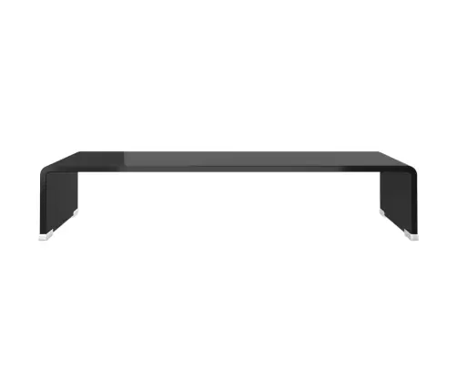 Tv Statīvs, Monitora Paliktnis, 60X25X11 Cm, Caurspīdīgs Stikls Vidaxl