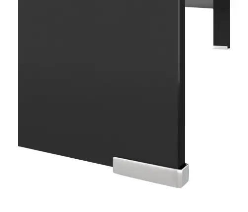 Tv Stovas/Monitoriaus Pakyla, Juodas Stiklas, 100X30X13 Cm Tv Stovas/Monitoriaus Pakyla, Juodas Stiklas, 100X30X13 Cm