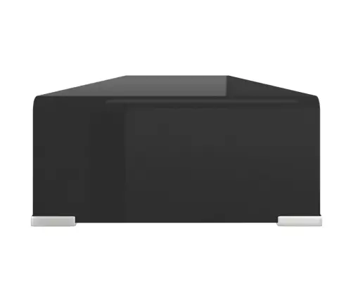 Tv Statīvs, Monitora Paliktnis, 110X30X13 Cm, Melns Stikls Vidaxl