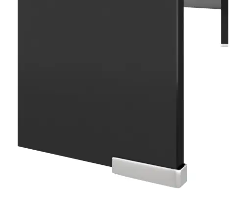Tv Statīvs, Monitora Paliktnis, 110X30X13 Cm, Melns Stikls Vidaxl