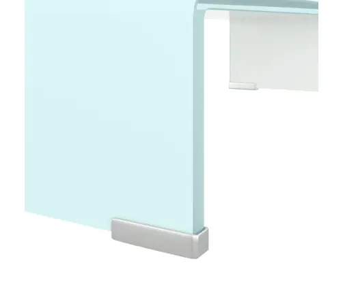 Tv Statīvs, Monitora Paliktnis, 60X25X11 Cm, Zaļš Stikls Vidaxl