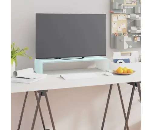 Tv Statīvs, Monitora Paliktnis, 60X25X11 Cm, Zaļš Stikls Vidaxl