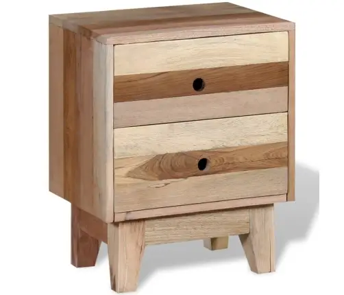 Naktsskapītis No Pārstrādāta Koka Vidaxl