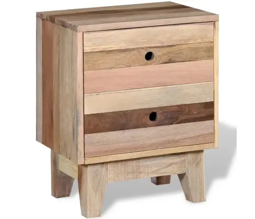 Naktsskapītis No Pārstrādāta Koka Vidaxl