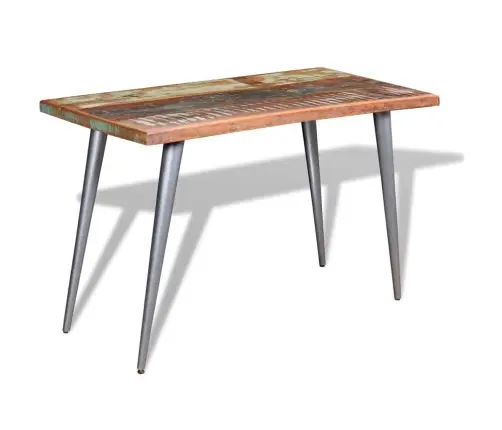 Virtuves Galds, 120X60X76 Cm, Pārstrādāts Masīvkoks Vidaxl