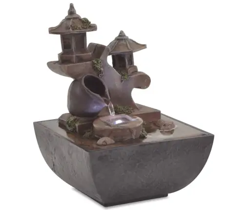 Patalpų Fontanas, Su Led Lempa, Sintetinė Derva