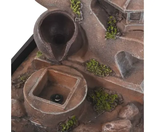 Patalpų Fontanas, Su Led Lempa, Sintetinė Derva