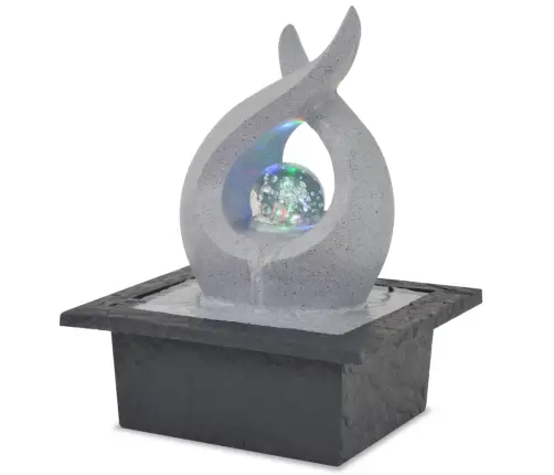 Telpu Strūklaka Ar Led Gaismām, Polirezīns Vidaxl