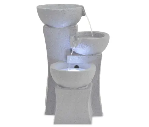 Iekštelpu Strūklaka Ar Led Gaismām, Polirezīns Vidaxl