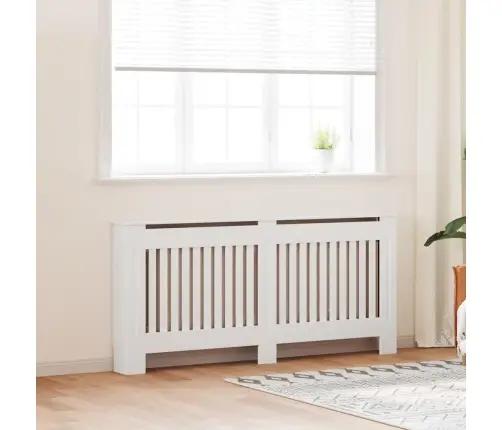 Radiatora Pārsegs, Balts Mdf, 172 Cm Vidaxl