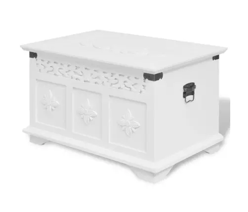 Kastes, Lādes, 2 Gab., Baltas Vidaxl