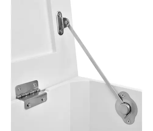 Kastes, Lādes, 2 Gab., Baltas Vidaxl