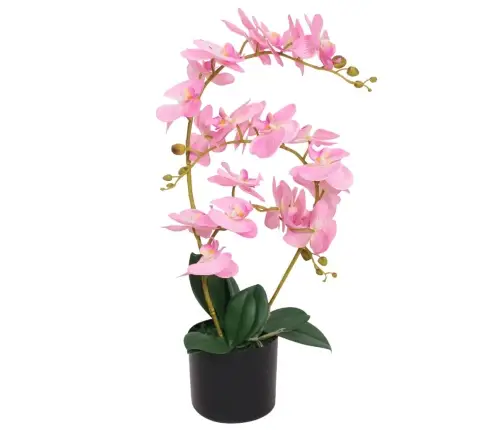 Mākslīgais Augs, Orhideja Ar Podiņu, 65 Cm, Rozā Vidaxl