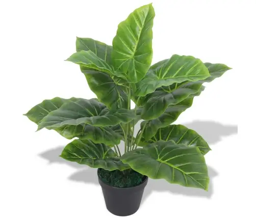 Mākslīgais Augs, Kolokāzija Ar Podiņu, 45 Cm, Zaļš Vidaxl