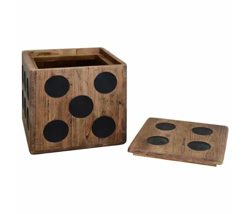 Uzglabāšanas Kaste, Ciedrs, 40X40X40 Cm, Metamais Kauliņš Vidaxl