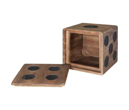 Uzglabāšanas Kaste, Ciedrs, 40X40X40 Cm, Metamais Kauliņš Vidaxl