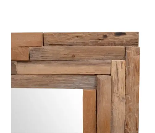 Dekoratiivpeegel, Tiikpuust, 90 X 60 cm Kandiline Dekoratiivpeegel, Tiikpuust, 90 X 60 cm Kandiline