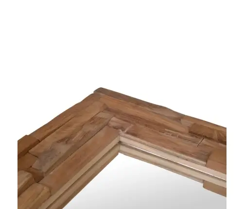 Dekoratiivpeegel, Tiikpuust, 90 X 60 cm Kandiline Dekoratiivpeegel, Tiikpuust, 90 X 60 cm Kandiline