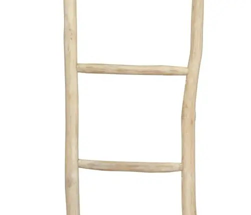 Dvieļu Turētājs, 5 Šķērskoki, 45X150 Cm, Dabīgā Krāsā, Tīkkoks Vidaxl