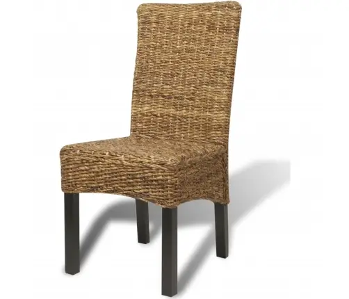 Virtuves Krēsli, 4 Gab., Abaka Un Mango Masīvkoks Vidaxl