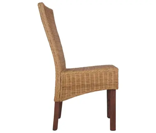 Söögitoolid 4 Tk, Pruun, Naturaalne Rotang